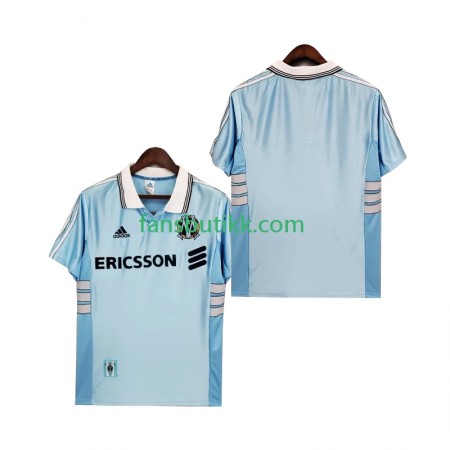 Fotballdrakt Olympique de Marseille 1999 Retro Bortetrøye 1998 Kortermet